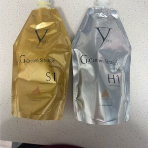 G-Cream Straight Hair Treatment S1 (Gold) & H1 (Silver) & Neutralizer